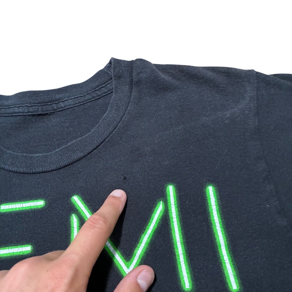 Demi Lovato Neon Lights Tour 2014 T-Shirt Indie Sleaze rave Archive - Picture 4 of 7